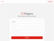 Tablet Screenshot of gsigma.rs